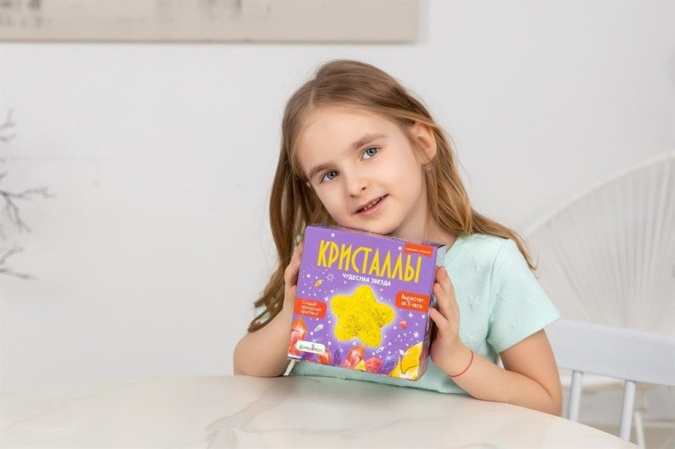 Набор для выращивания кристаллов «Звезда желтая», Bumbaram — картинка 7