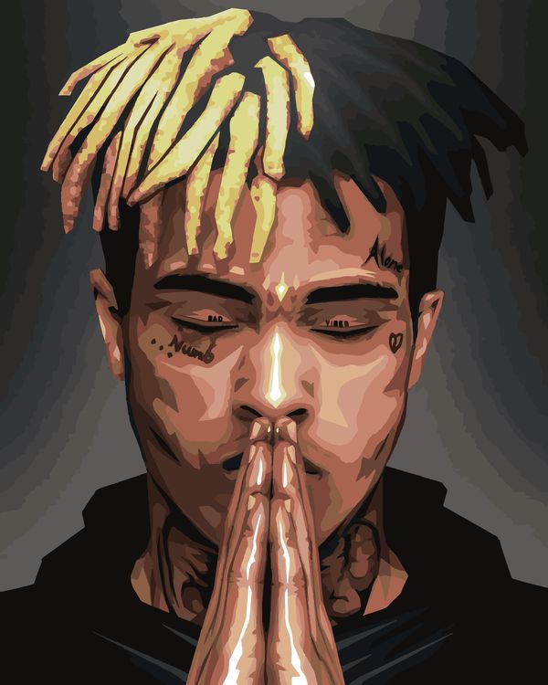 Картина по номерам «XXXTENTACION 7»