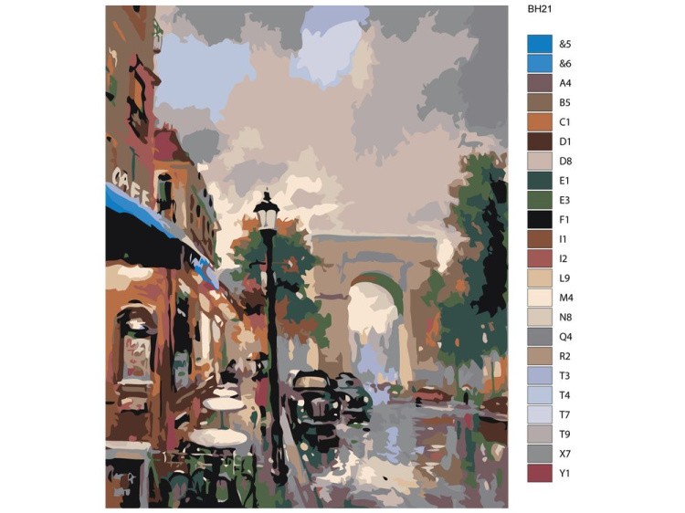 Картина по номерам «Триумфальная арка» — картинка 2