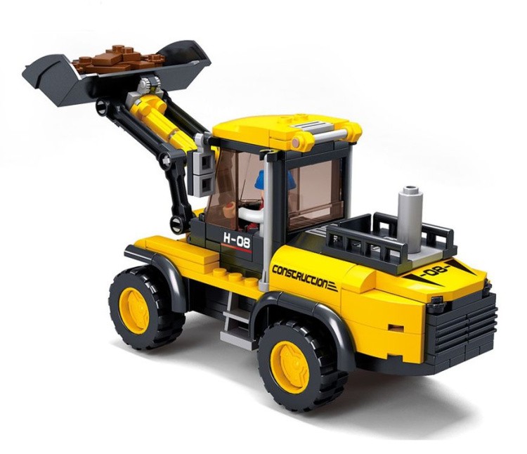 Конструктор «Строительная техника. Вилочный погрузчик», 212 деталей — картинка 2