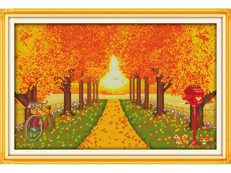 Набор для вышивания «Осенний пейзаж»
