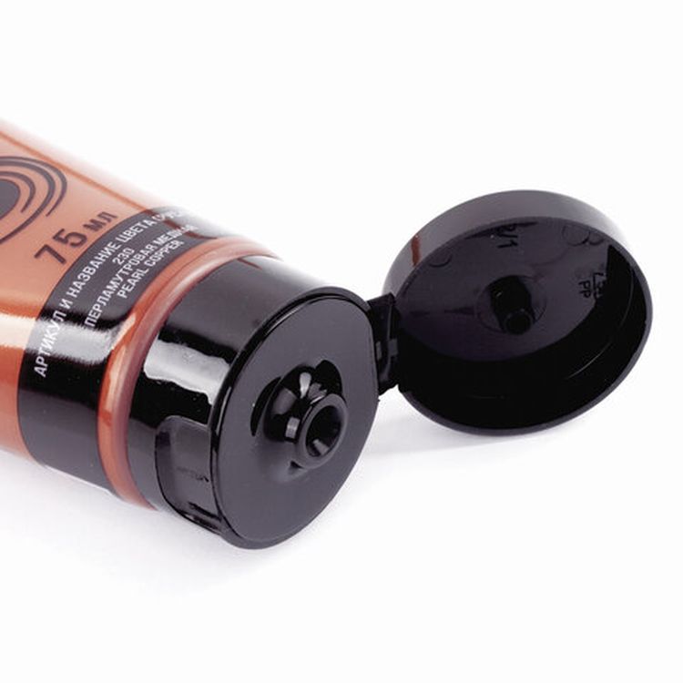 Краска акриловая художественная BRAUBERG ART CLASSIC, туба 75мл, перламутровая медная — картинка 3