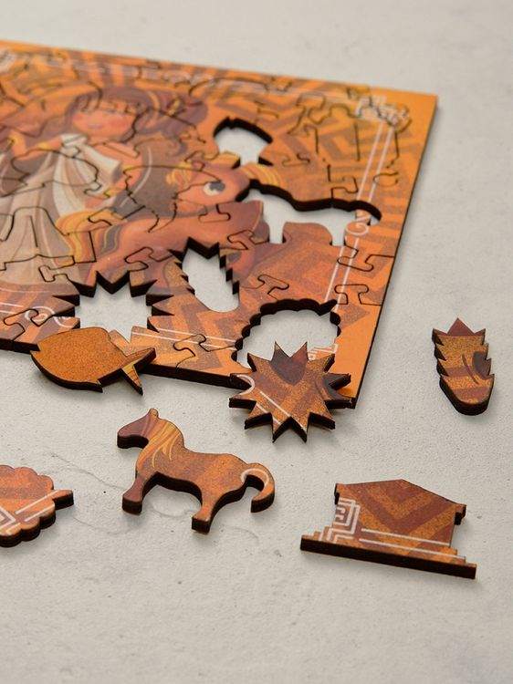 Интерактивные деревянные пазлы Mr.Puzz «Греческая Принцесса» — картинка 3