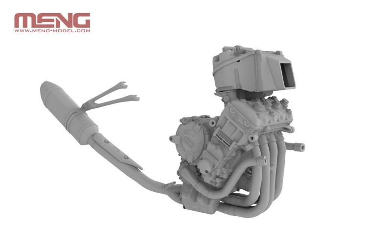 Сборная модель мотоцикла «BMW HP4 RACE», пластик, масштаб 1:9, MENG — картинка 3