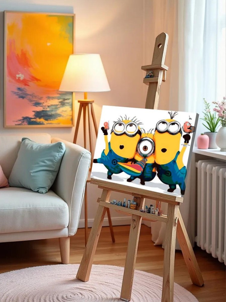 Картина по номерам «Миньоны» — картинка 9