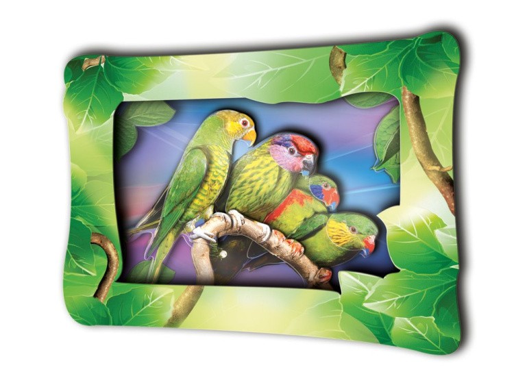 Объемная картина «Амазонские попугаи» — картинка 3
