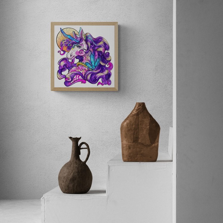 Деревянные пазлы «Волшебный Единорог M», Woodbests — картинка 8