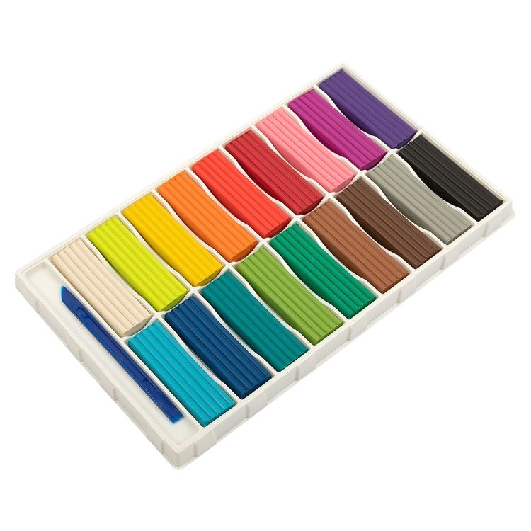 Пластилин классический «Играй», 18 цветов, Лео — картинка 2