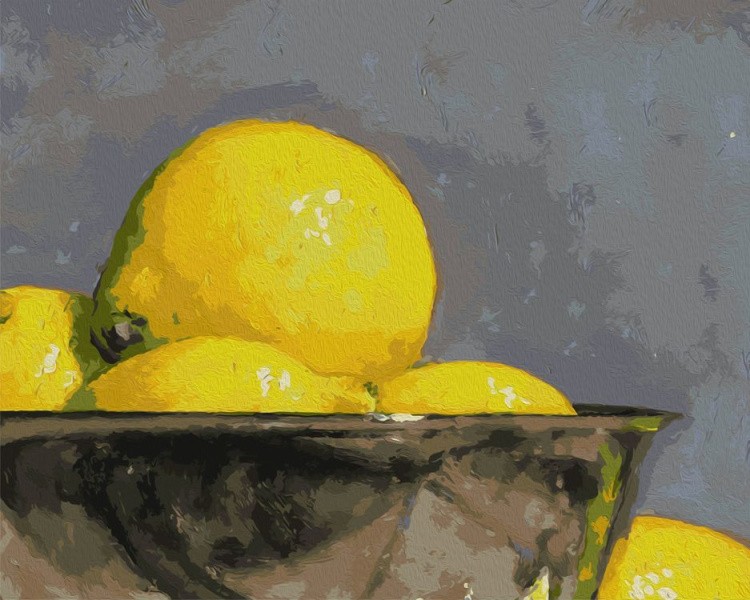 Картина по номерам «Лимоны»