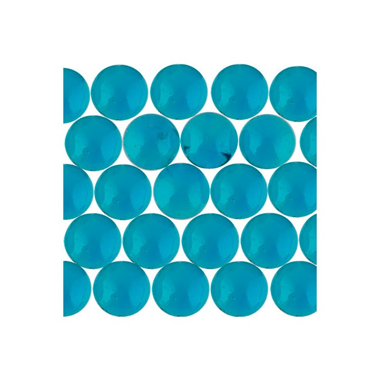 Стеклянные шарики марблс №02 синие GLM-01/16, 16 мм, 340 г, Blumentag 