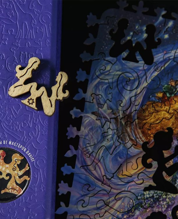 Деревянные пазлы DAVICI «Знак зодиака. Близнецы» — картинка 6