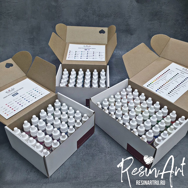 Набор красителей ResinArt (30 цветов) - серия PEARL — картинка 6