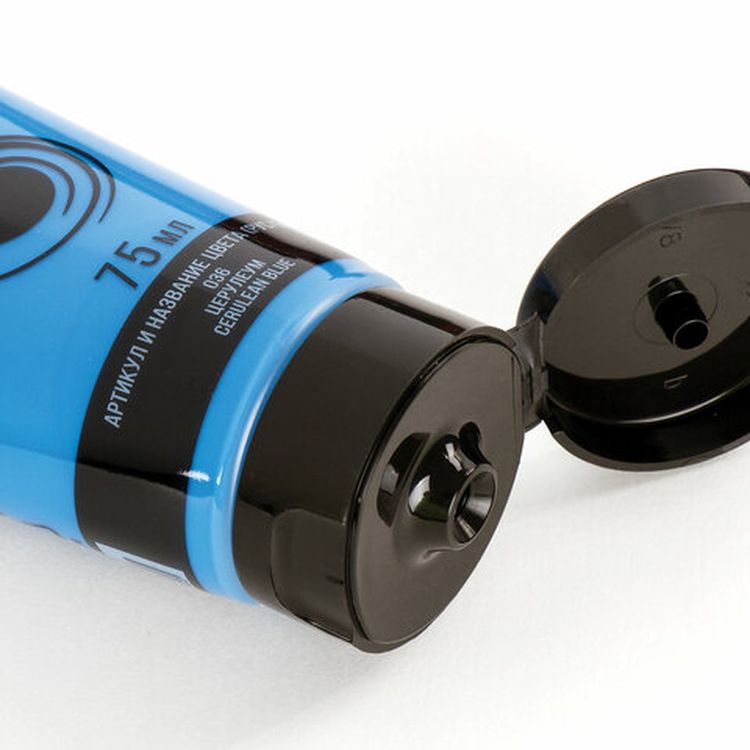 Краска акриловая художественная BRAUBERG ART CLASSIC, туба 75мл, церулеум — картинка 3