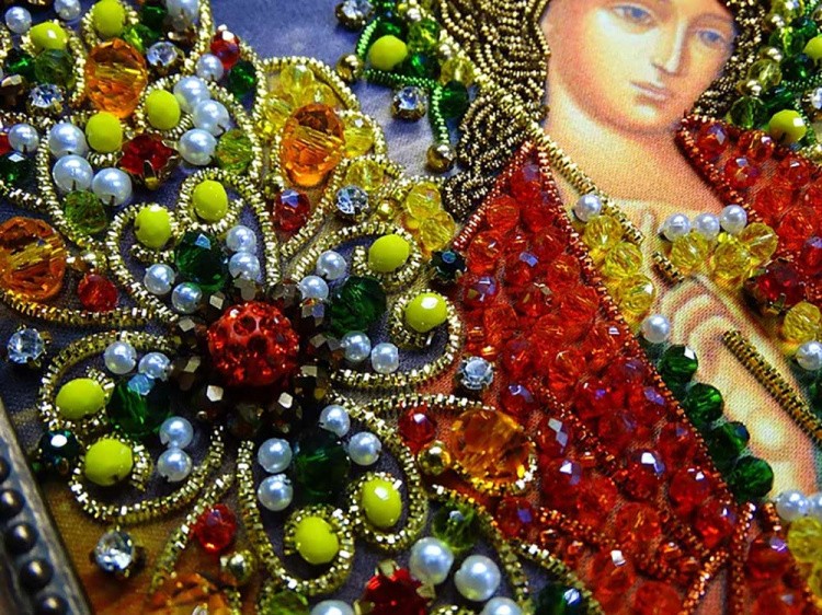 Набор вышивки хрустальными камнями «Святой Архангел Михаил» — картинка 4