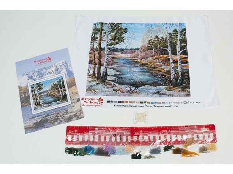 Набор вышивки бисером «Ранняя весна» — картинка 3