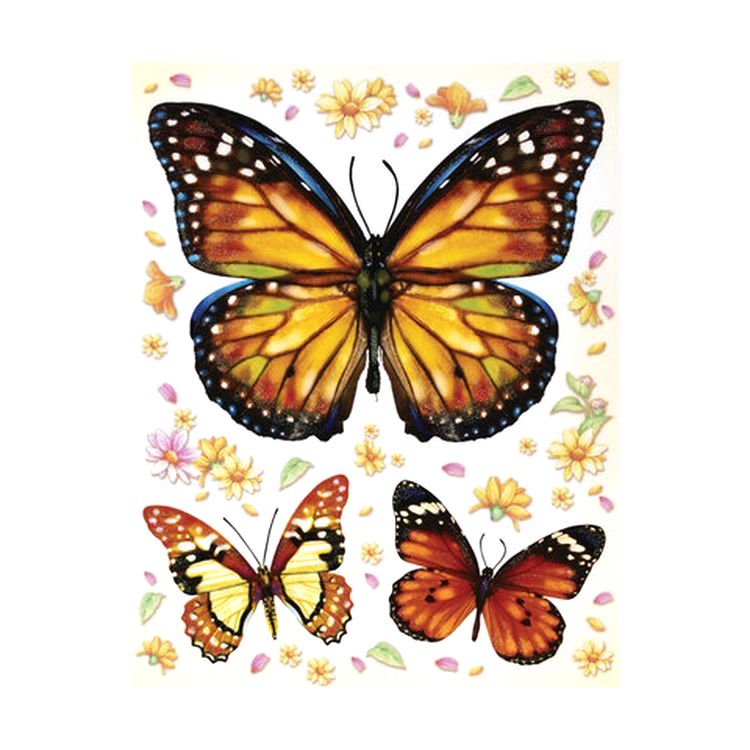 Украшение для окон и стекла «Бабочки 1» — картинка 2