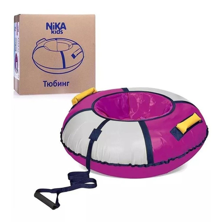 Детская зимняя ватрушка тюбинг для катания 95 см — картинка 5