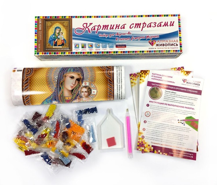 Алмазная вышивка «Икона Неувядаемый Цвет» — картинка 2