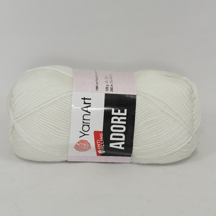 Пряжа YarnArt Adore (357), фосфор, 5 шт. по 100 г — картинка 2