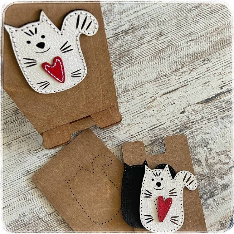 Набор для вышивания «Подставка для телефона. Кот» — картинка 4