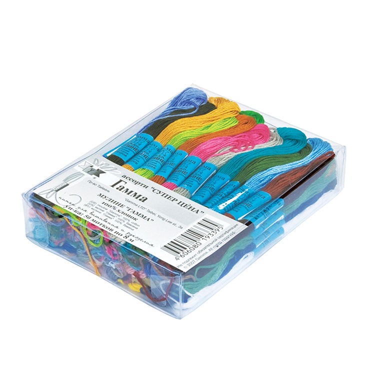 Набор ниток мулине Gamma Суперцена, 8 м, 50 шт. — картинка 4