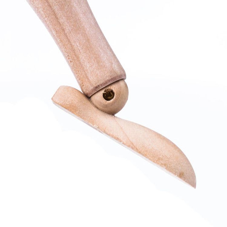 Манекен художественный «Гибкий», мужской, дерево, высота 30 см, BRAUBERG ART CLASSIC  — картинка 5