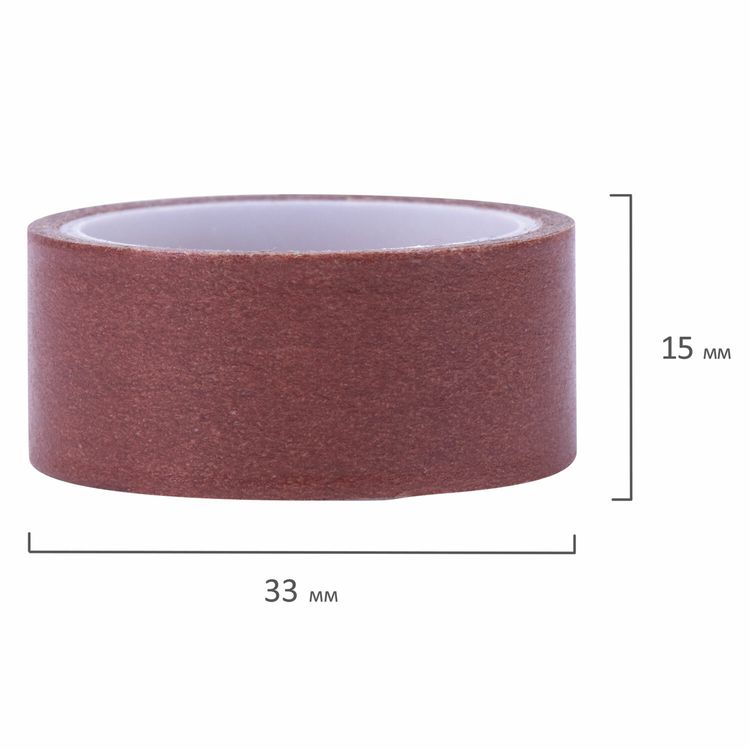 Клейкие WASHI-ленты для декора, 7 цветов, 15 мм х 3 м — картинка 5