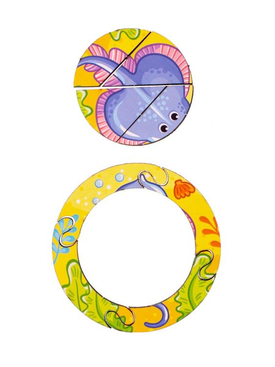 Развивающее пособие из дерева «Собирай-ка. Океан» — картинка 3