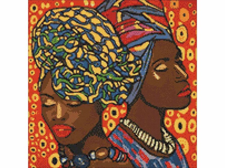 Алмазная вышивка «Африканская мода» — картинка 3