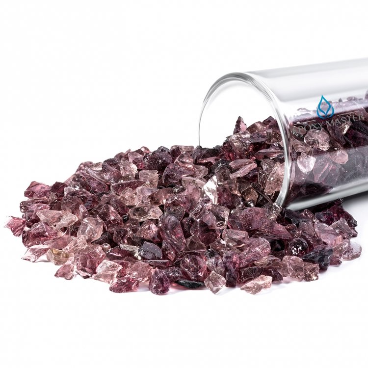 Стеклянная крошка сливовая, 100г — картинка 2