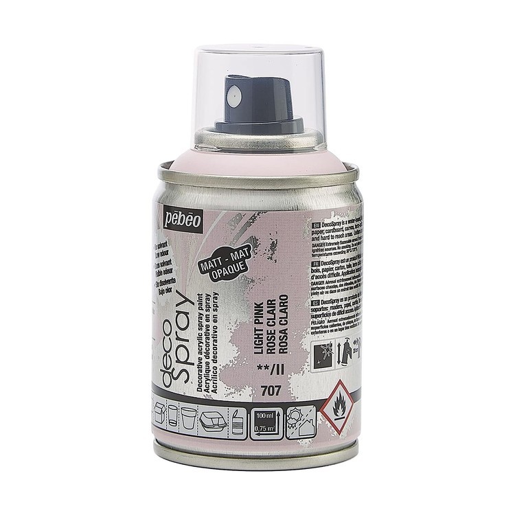 Краска на водной основе decoSpray, 093707 Светло-розовый — картинка 3