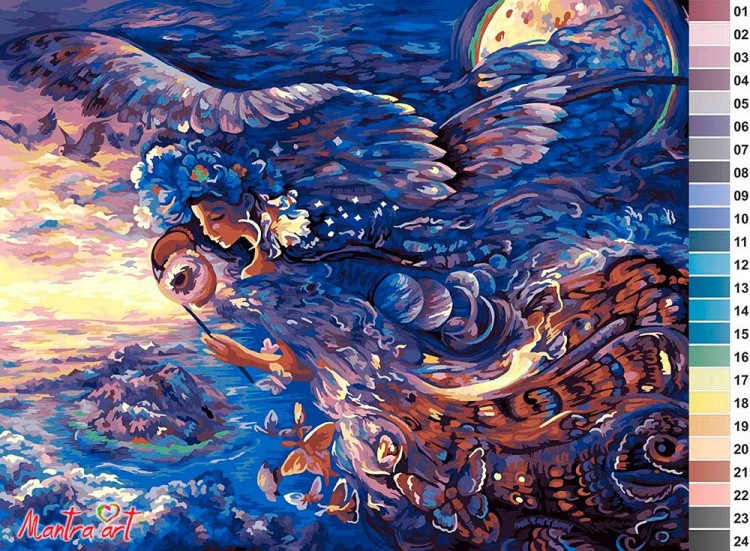 Картина по номерам «Царица ночи» Жозефины Уолл — картинка 2