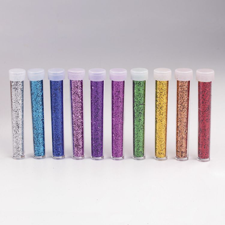 Блестки (глиттер), 10 цветов по 4 грамма, Остров Сокровищ — картинка 2