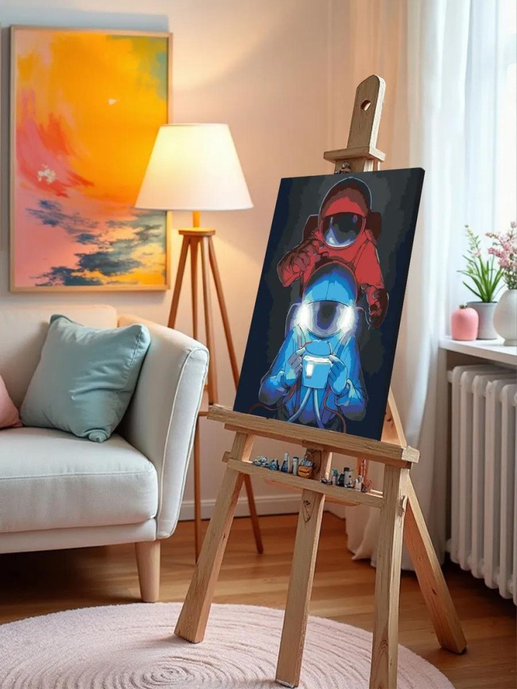 Картина по номерам «Among Us Амонг Ас: Арт с персонажами 3» — картинка 10