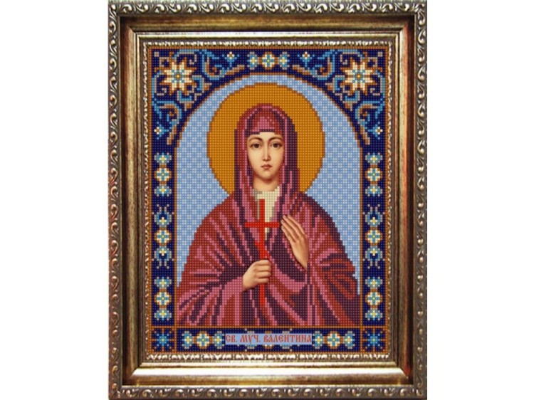 Рисунок на ткани «Св.Валентина»