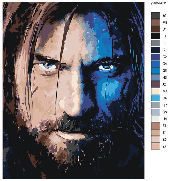 Картина по номерам «Игра престолов: Джейме Ланнистер» — картинка 2