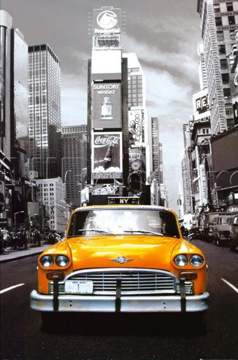 Картина по номерам «Нью-Йоркское такси»