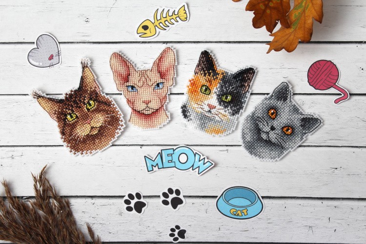 Набор для вышивания «Кто сказал Мяу?» — картинка 2