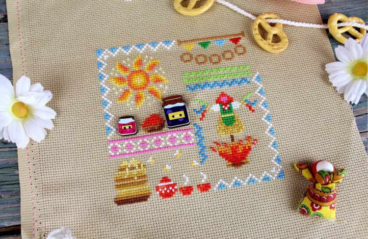 Набор для вышивания «Мини-семплер. Масленичная неделя» — картинка 4