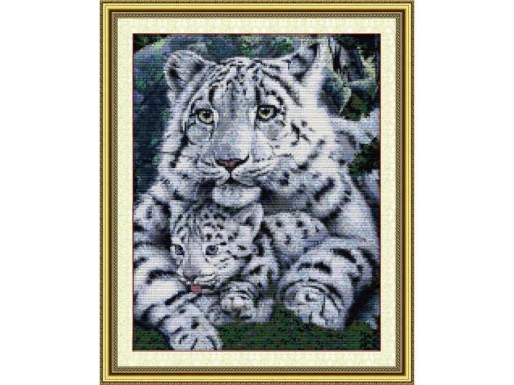 Набор для вышивания «Снежные барсы» — картинка 2