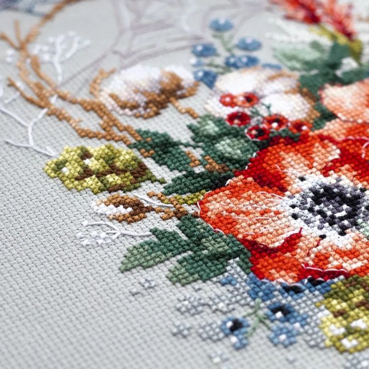 Набор для вышивания «Мак и хлопок» — картинка 6