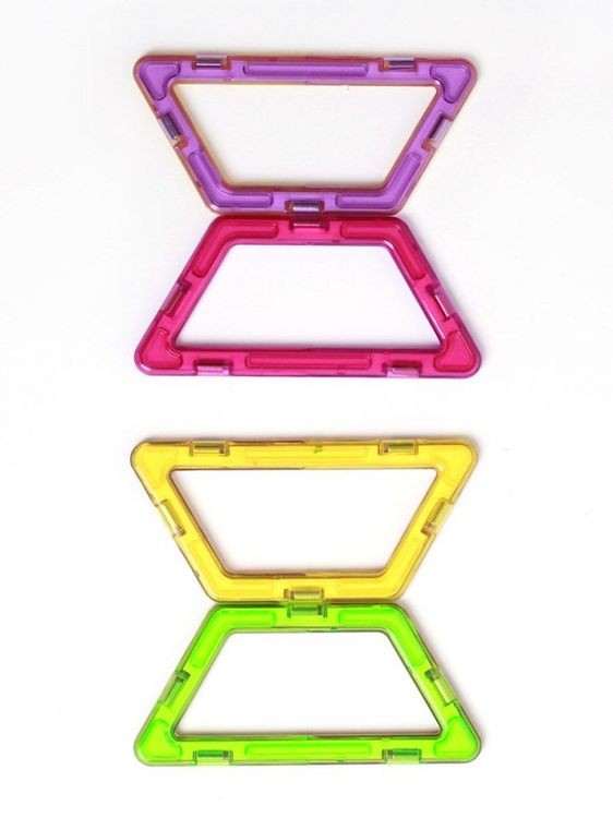 Магнитный конструктор «Трапеции (4 шт)», Магникон — картинка 2