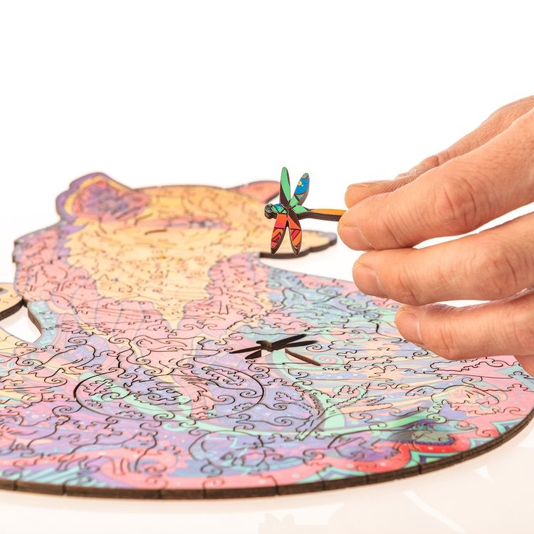 Деревянный пазл Unidragon «Обольстительная Лисичка», размер M (А4) — картинка 5