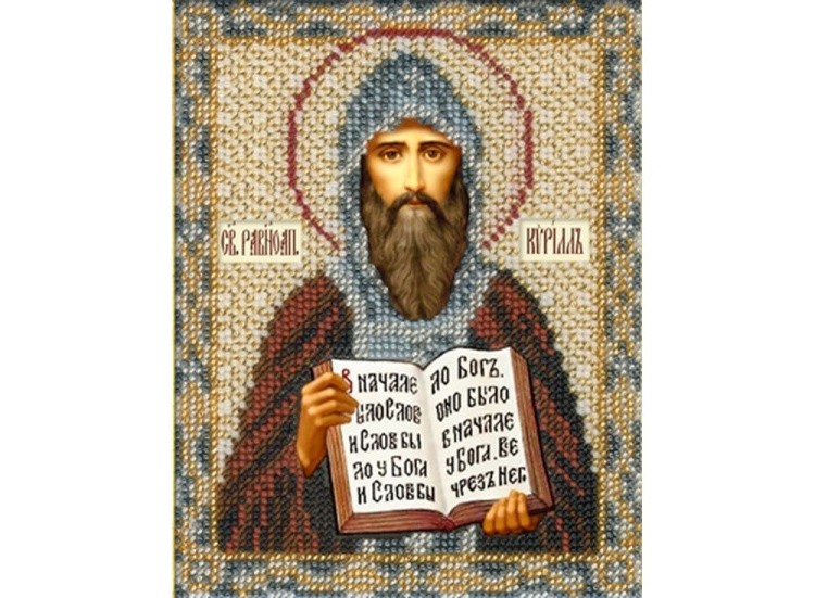 Набор вышивки бисером «Святой Кирилл»