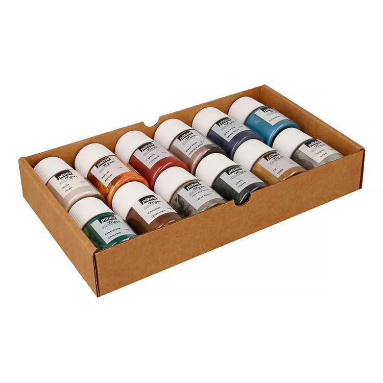 Набор красок Pebeo Fantasy Moon «Исследование» с фактурным эффектом, 12 цв. — картинка 4