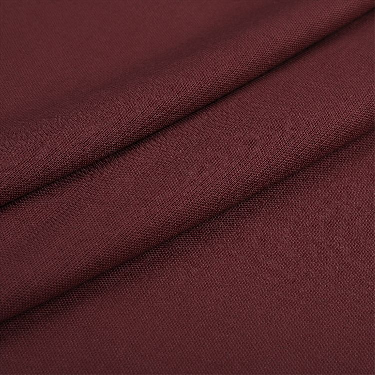 Ткань льняная, 10 м, ширина 140 см, 185 г/м², цвет: 76 брусника, TBY — картинка 3