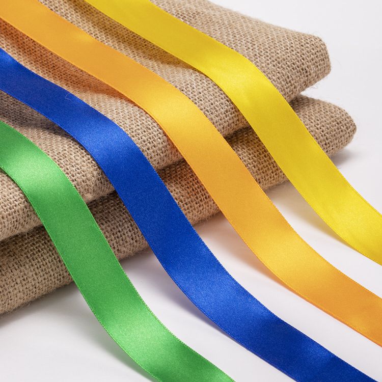 Лента атласная, ширина 25 мм, набор №2, 4 цвета по 23 м, Brauberg — картинка 3