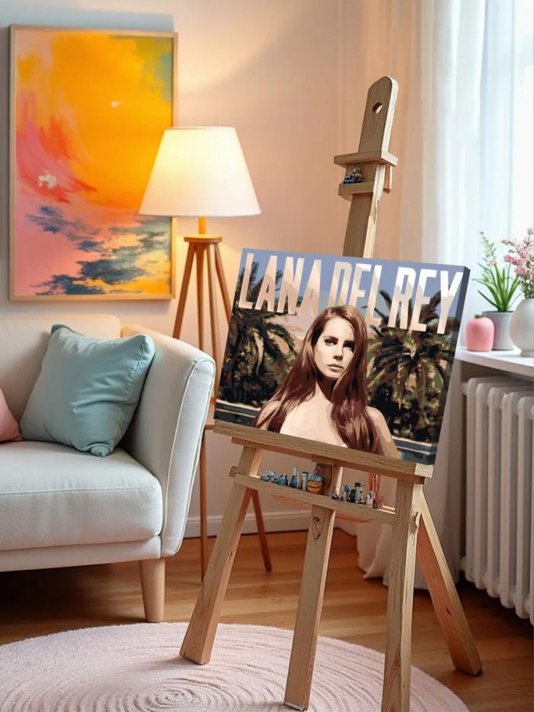 Картина по номерам «Lana Del Rey Лана Дель Рей: Обложка альбома 2» — картинка 9