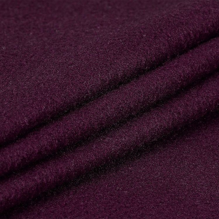 Ткань флис 2-х сторонний, 10 м, ширина 150 см, 240 г/м², цвет: винный, TBY — картинка 3
