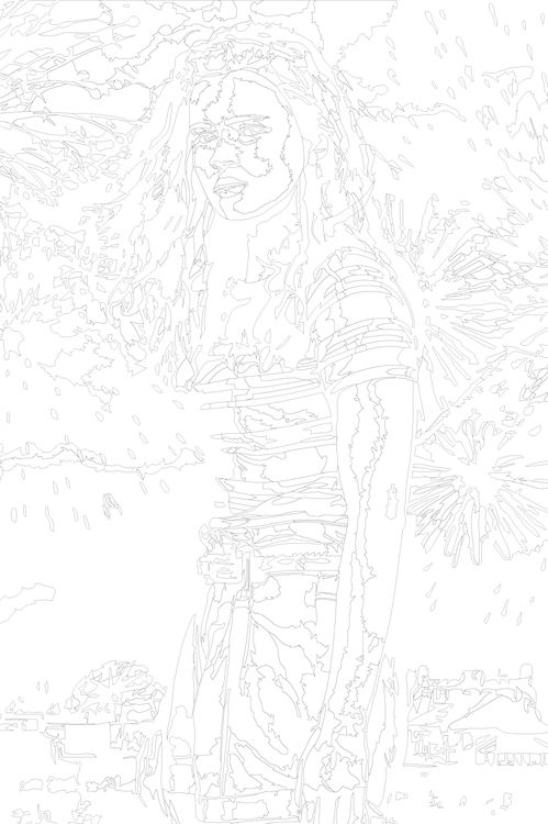 Картина по номерам «Очень странные дела: Макс Мэйфилд - Сэди Синк» — картинка 3